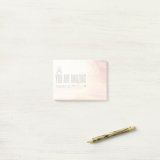 Sie sind fantastisch post-it klebezettel (Auf Schreibtisch)