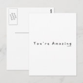 Sie sind fantastisch postkarte (Vorne/Hinten)