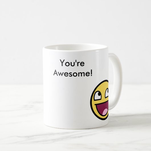 "Sie sind fantastische" Tasse! Kaffeetasse (VorderseiteRechts)