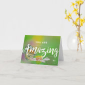 Sie sind fantastischer Notecard W. Umschlag Karte (Gelbe Blume)