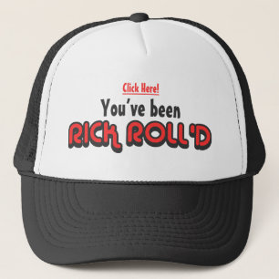 Sie sind Fernlastfahrer-Hut Rick Roll'd gewesen Truckerkappe