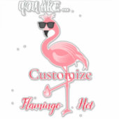 Sie sind Flamingo Hot Thunder_Cove Aufkleber (Vorderseite)