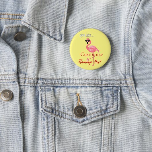 Sie sind Flamingo Hot Thunder_Cove Button (Beispiel)