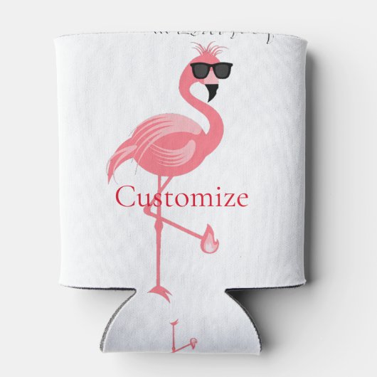 Sie sind Flamingo Hot Thunder_Cove Dosenkühler (Rückseite)