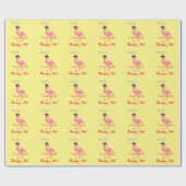 Sie sind Flamingo Hot Thunder_Cove Geschenkpapier (Flach)