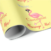 Sie sind Flamingo Hot Thunder_Cove Geschenkpapier (Rolleneckpunkt)