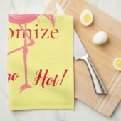 Sie sind Flamingo Hot Thunder_Cove Geschirrtuch (Viertel Falte)