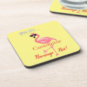 Sie sind Flamingo Hot Thunder_Cove Getränkeuntersetzer (Linke Seite)