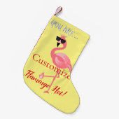 Sie sind Flamingo Hot Thunder_Cove Kleiner Weihnachtsstrumpf (Vorderansicht (hängend))