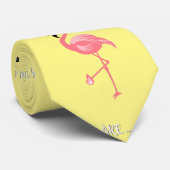 Sie sind Flamingo Hot Thunder_Cove Krawatte (Gerollt)
