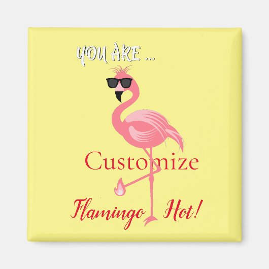 Sie sind Flamingo Hot Thunder_Cove Magnet (Vorne)
