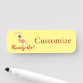 Sie sind Flamingo Hot Thunder_Cove Namensschild (Beispiel)