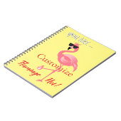 Sie sind Flamingo Hot Thunder_Cove Notizblock (Linke Seite)