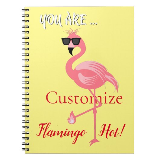 Sie sind Flamingo Hot Thunder_Cove Notizblock (Vorderseite)