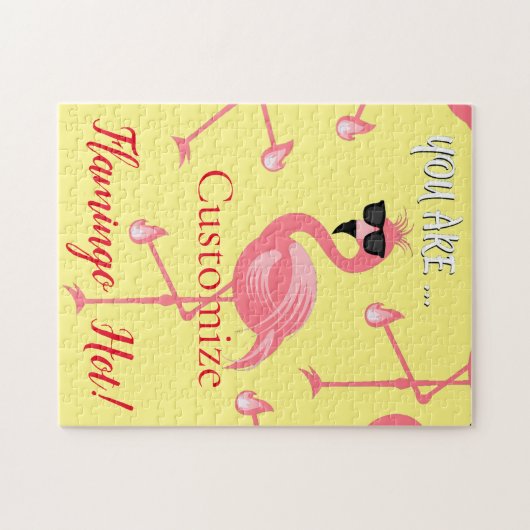 Sie sind Flamingo Hot Thunder_Cove Puzzle (Horizontal)