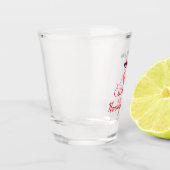 Sie sind Flamingo Hot Thunder_Cove Schnapsglas (Links)