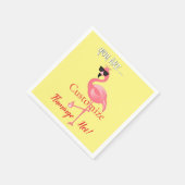 Sie sind Flamingo Hot Thunder_Cove Serviette (Ecke)