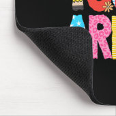 Sie Sind Freundlich Mutig Inspirierender Lehrer Er Mousepad (Ecke)