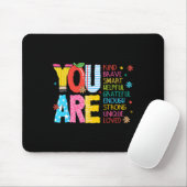 Sie Sind Freundlich Mutig Inspirierender Lehrer Er Mousepad (Mit Mouse)