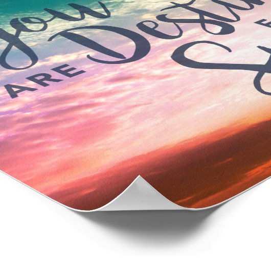 Sie sind für das Erfolgspender bestimmt Poster (Ecke)