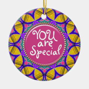 Sie sind ganz besondere Wünsche Keramik Ornament