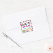 Sie sind ganz sicher das beste Dankeschön Quadratischer Aufkleber (Umschlag)