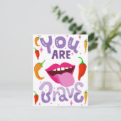 SIE SIND GEBRACHT FEIERTAGSKARTE (Stehend Vorderseite)