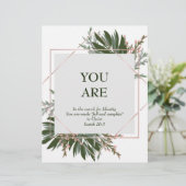 Sie sind (Gedicht) Satinpapier (Stehend Vorderseite)