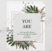 Sie sind (Gedicht) Satinpapier (Vorne/Hinten)