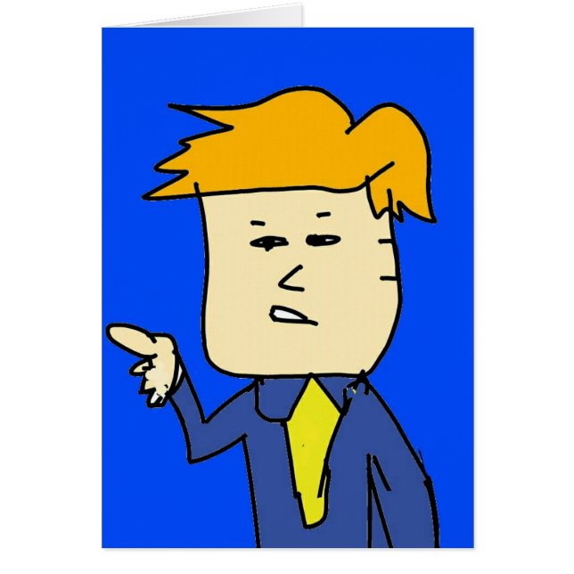 Sie sind gefeuert Cartoon Junge (Vorne)