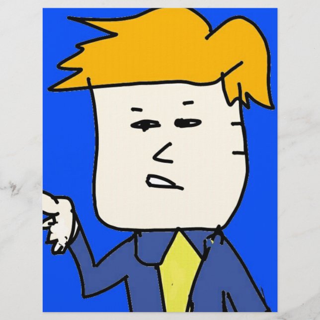 Sie sind gefeuert Cartoon Junge (Vorderseite)