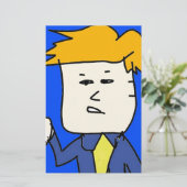 Sie sind gefeuert Cartoon Junge Briefpapier (Stehend Vorderseite)