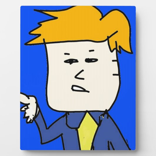 Sie sind gefeuert Cartoon Junge Fotoplatte (Vorderseite)