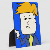 Sie sind gefeuert Cartoon Junge Fotoplatte (Seite)