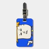 Sie sind gefeuert Cartoon Junge Gepäckanhänger (Vorderseite vertikal)