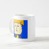 Sie sind gefeuert Cartoon Junge Kaffeetasse (Vorderseite Links)