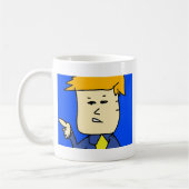 Sie sind gefeuert Cartoon Junge Kaffeetasse (Links)