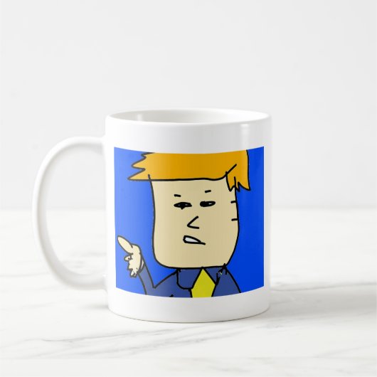 Sie sind gefeuert Cartoon Junge Kaffeetasse (Links)