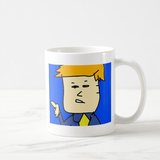 Sie sind gefeuert Cartoon Junge Kaffeetasse (Rechts)
