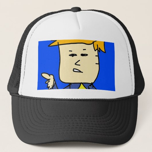 Sie sind gefeuert Cartoon Junge Truckerkappe (Vorderseite)