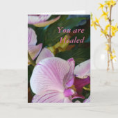 Sie sind geheilt karte (Gelbe Blume)