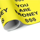 Sie sind Geld Inspiration Geschenkpapier (Rolleneckpunkt)