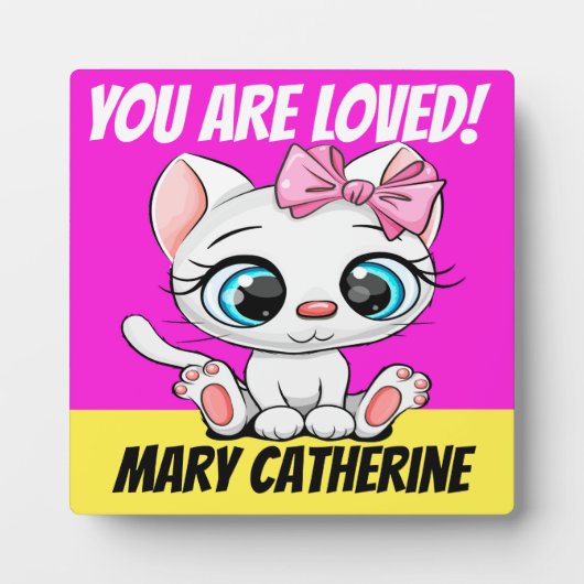 Sie sind geliebt Plaque Fotoplatte (Vorderseite)