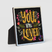 Sie sind geliebt religiösen Plaque Fotoplatte (Vorderseite)