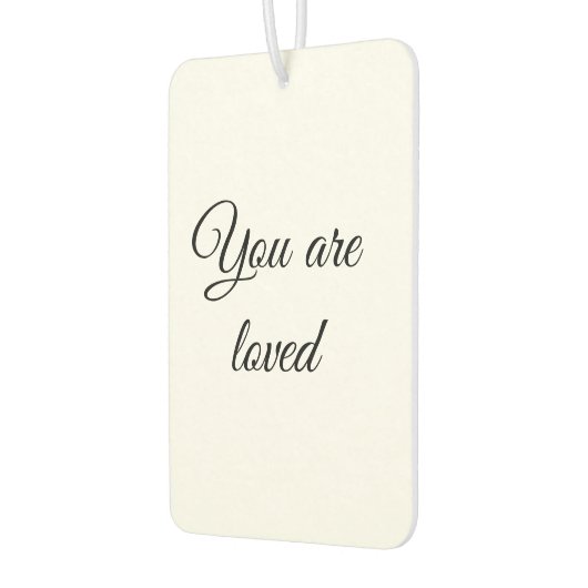 Sie sind geliebt Sonnenmotivation Zitat bewusst ge Autolufterfrischer (Links)