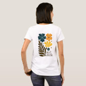 Sie sind geliebte Blume Boho floral Inspiration Qu T-Shirt (Schwarz voll)