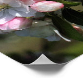 Sie sind geliebte Blüten Inspiration Poster (Ecke)