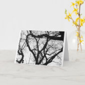 Sie sind geliebter Baum-Herzgrußkarte Karte (Gelbe Blume)