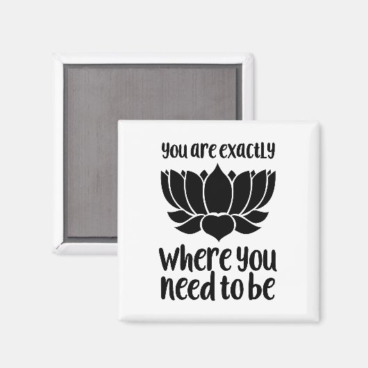 Sie sind genau dort, wo Sie Magnet sein müssen (Vorderseite/Rückseite)