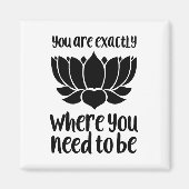 Sie sind genau dort, wo Sie Magnet sein müssen (Vorne)